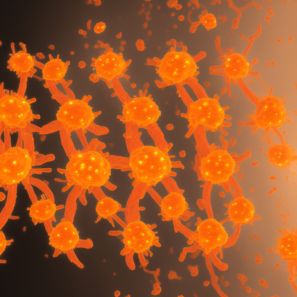 Karyotype 46, X with abnormal sex chromosome, except iso (Xq) digital illustration