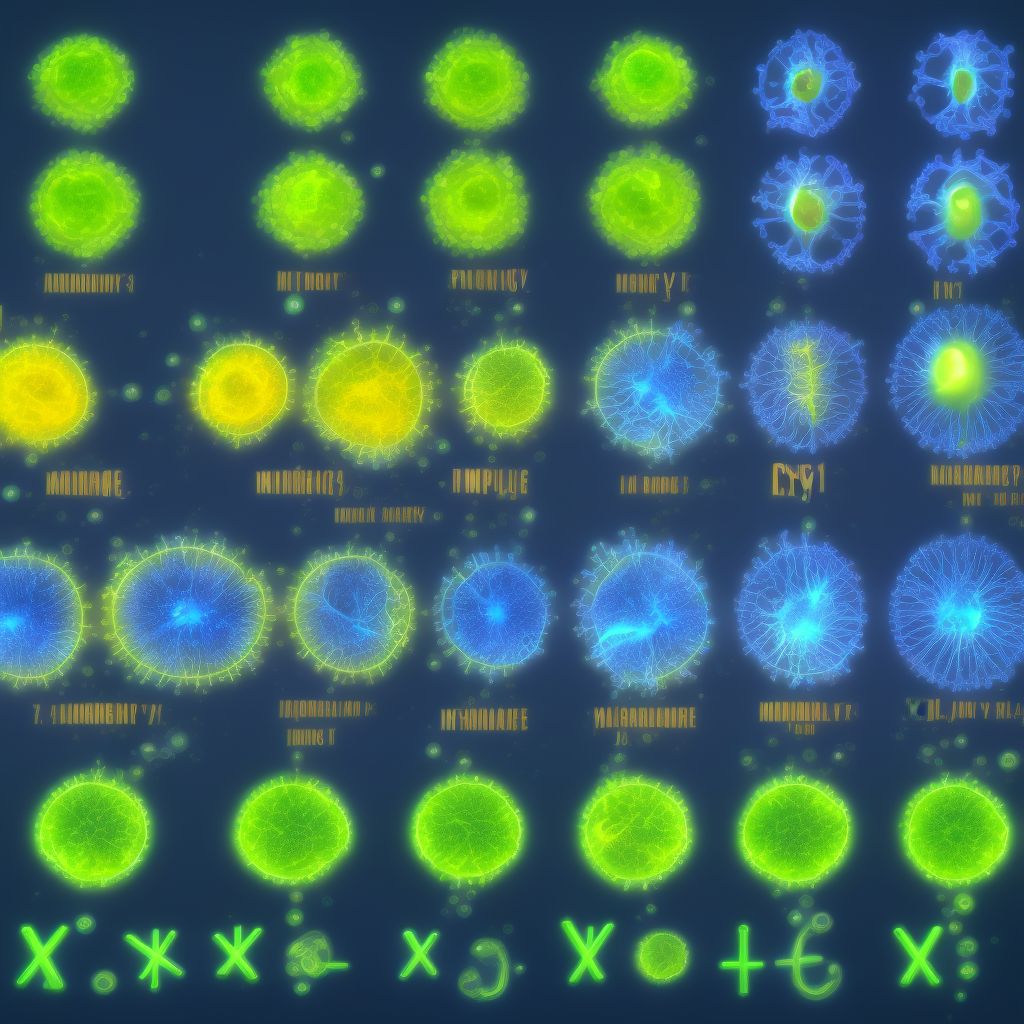 Karyotype 47, XXX digital illustration