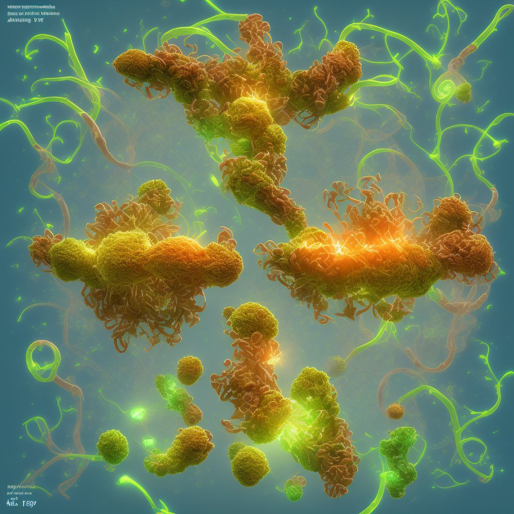 Klinefelter syndrome karyotype 47, XXY digital illustration