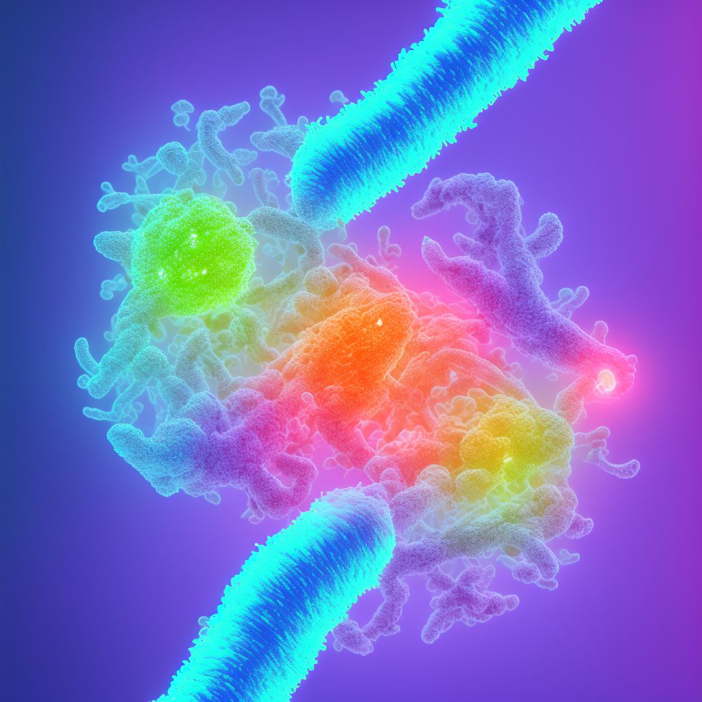 Male with sex chromosome mosaicism digital illustration