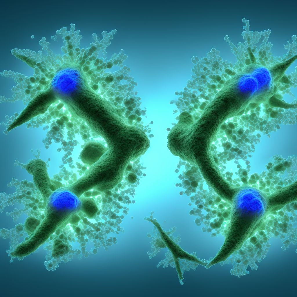 Chromosomal abnormality, unspecified digital illustration