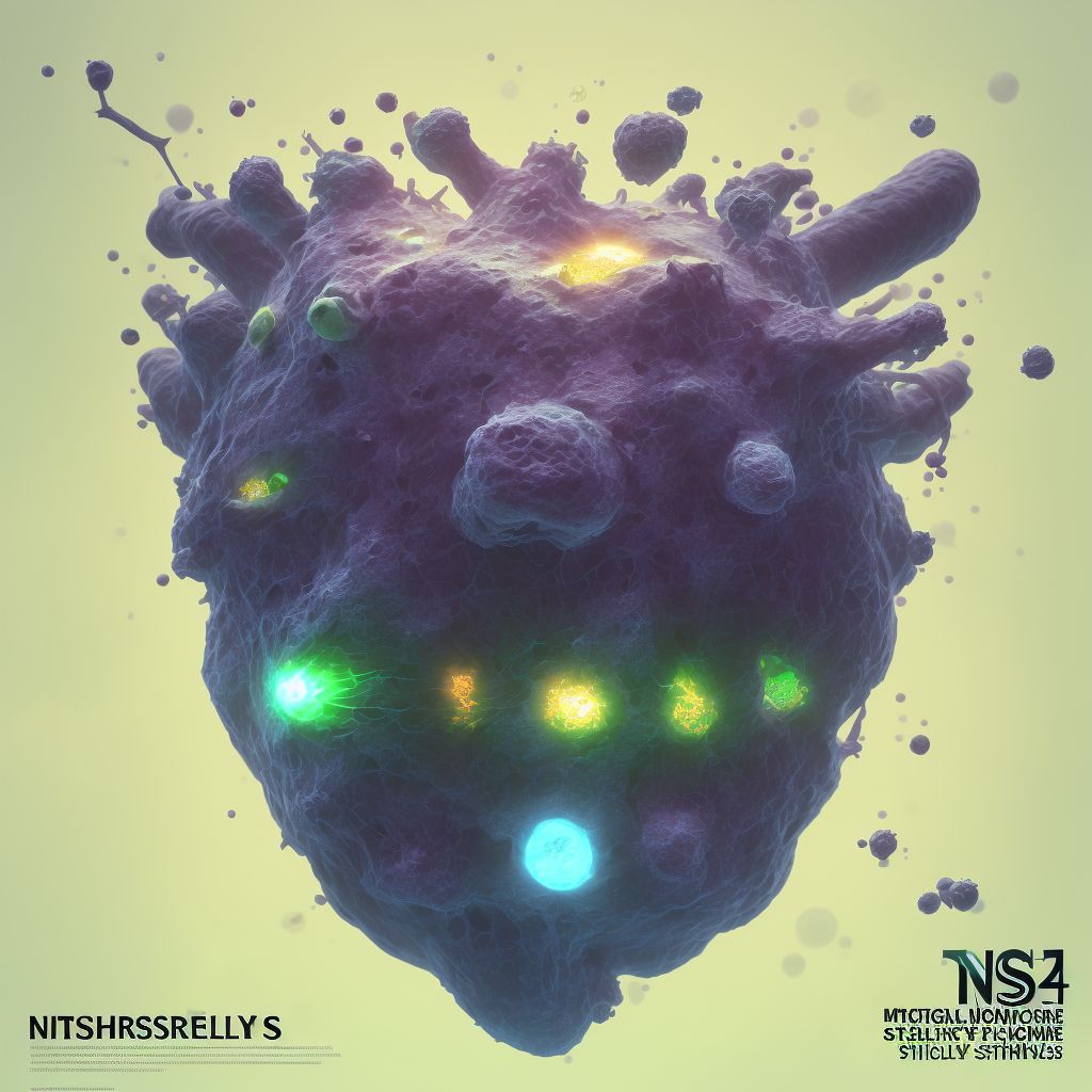 NIHSS score 25 digital illustration