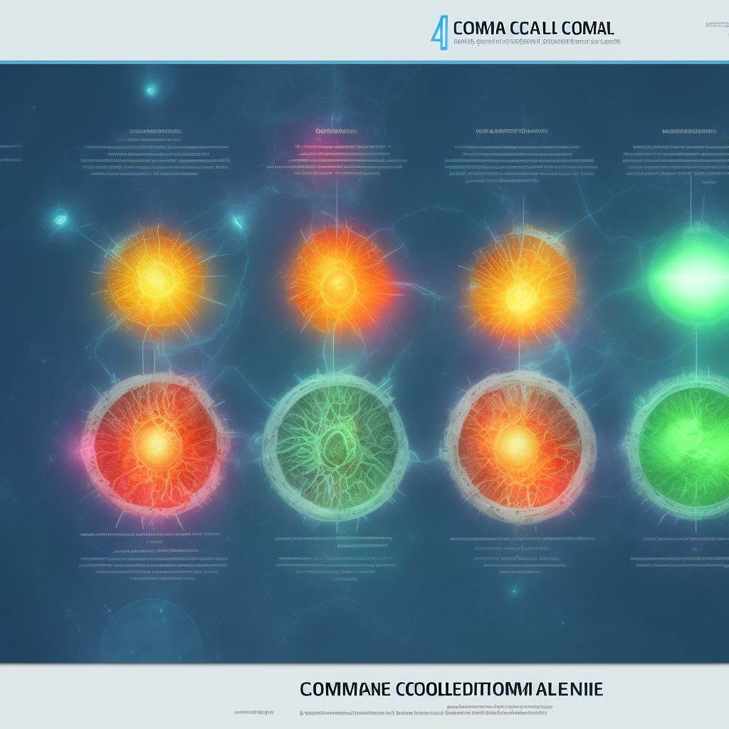 Coma scale, best verbal response, inappropriate words, at arrival to emergency department digital illustration