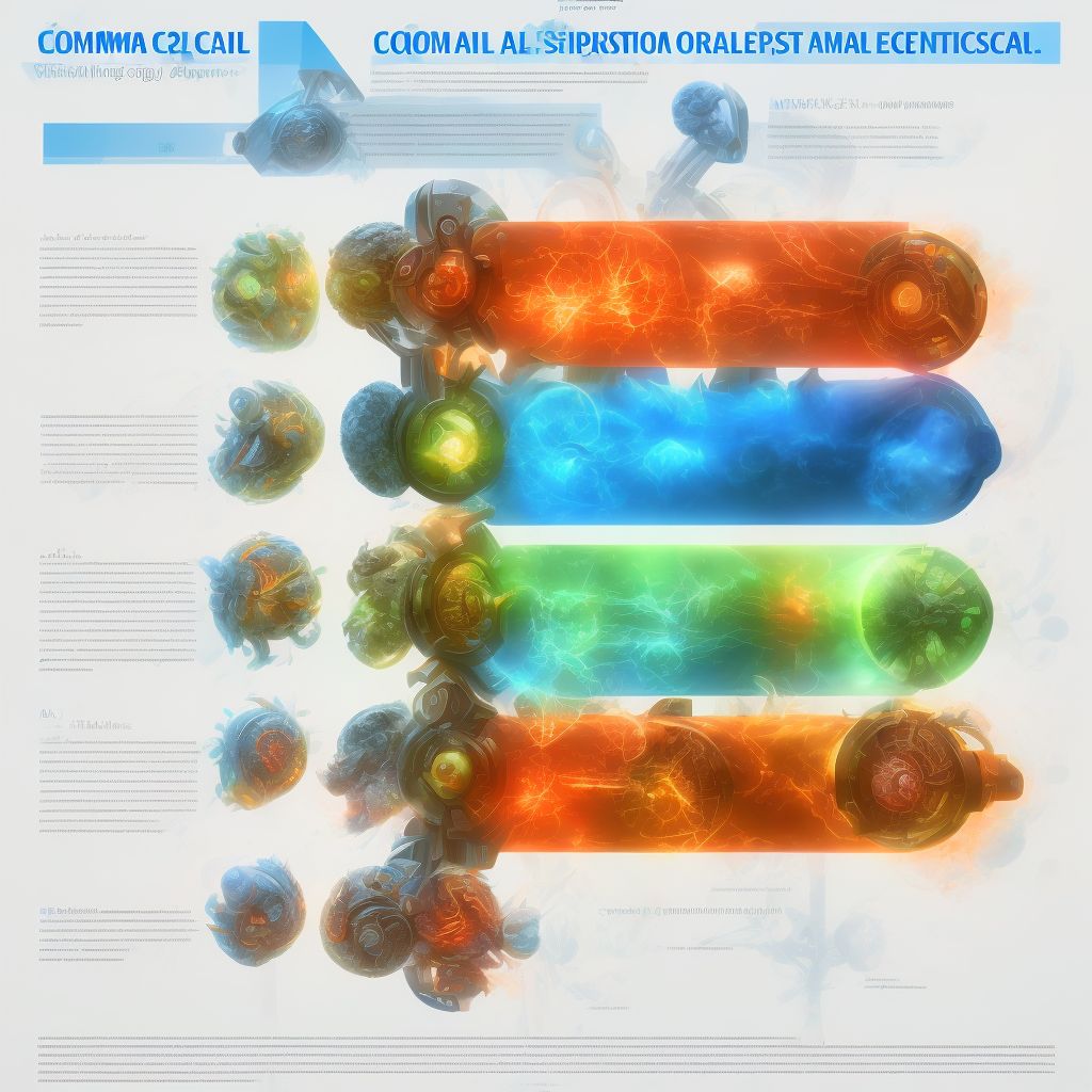 Coma scale, best verbal response, oriented, at hospital admission digital illustration