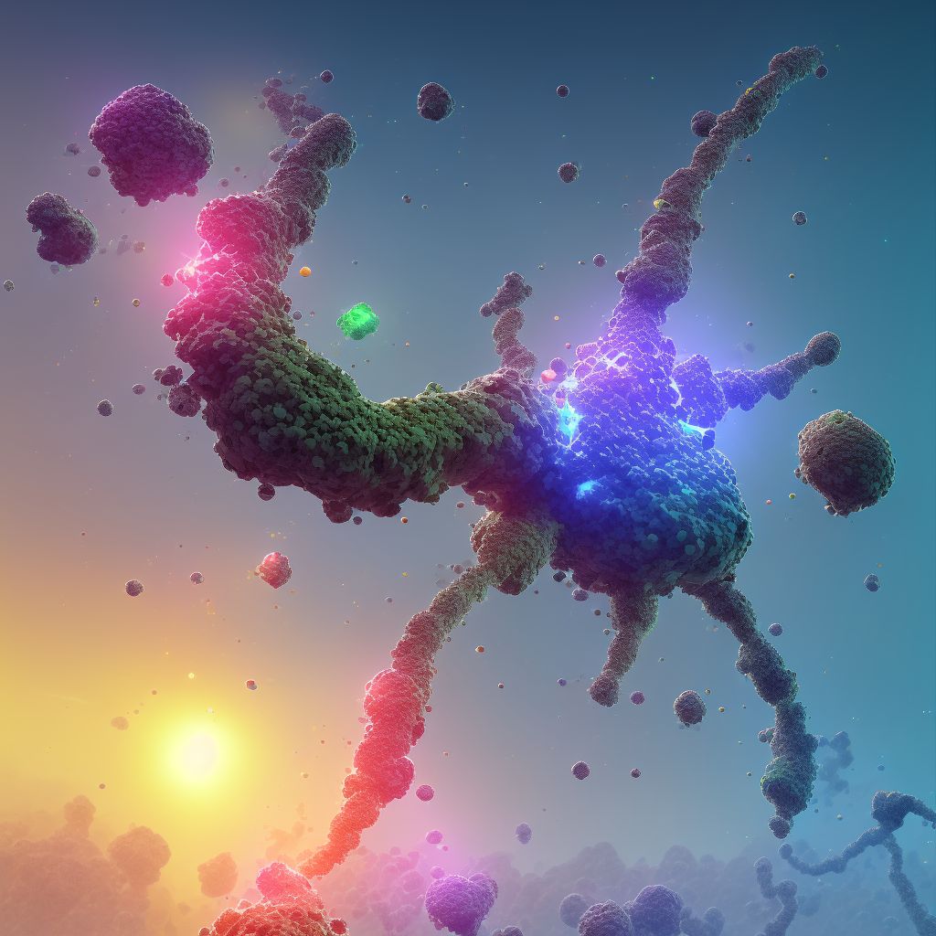 Elevation of levels of lactic acid dehydrogenase [LDH] digital illustration