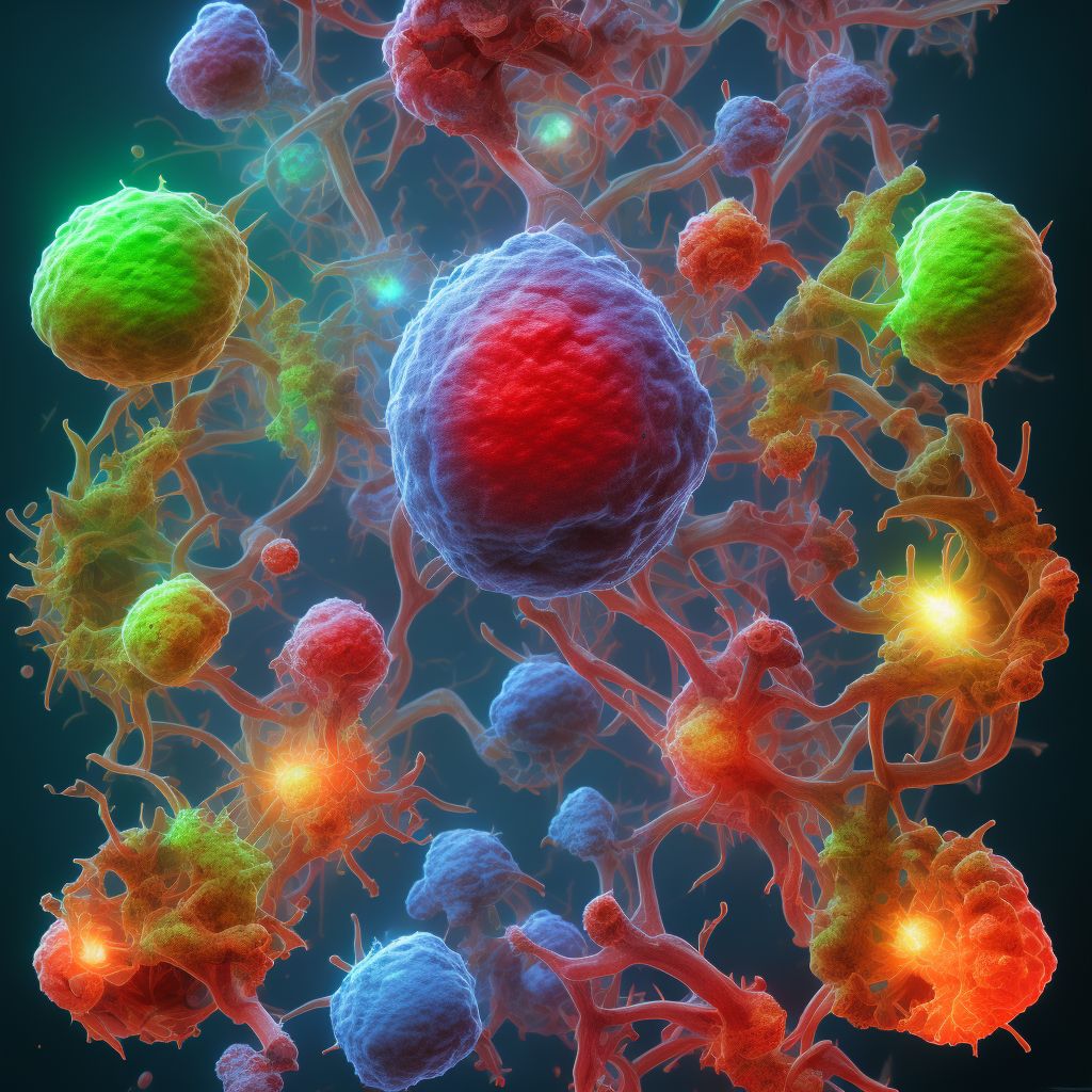 Abnormal findings of blood amino-acid level digital illustration