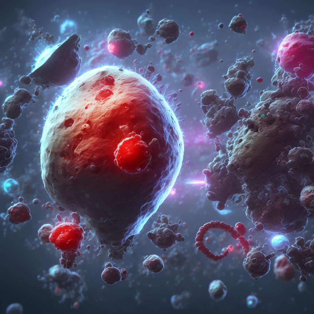 Other specified abnormal findings of blood chemistry digital illustration