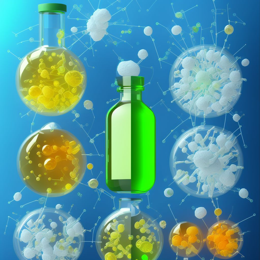 Elevated urine levels of drugs, medicaments and biological substances digital illustration