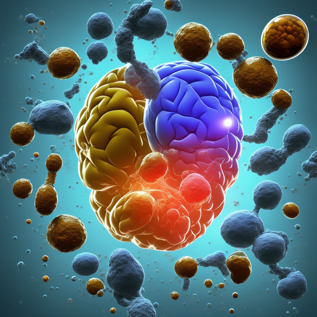 Abnormal level of other drugs, medicaments and biological substances in cerebrospinal fluid digital illustration