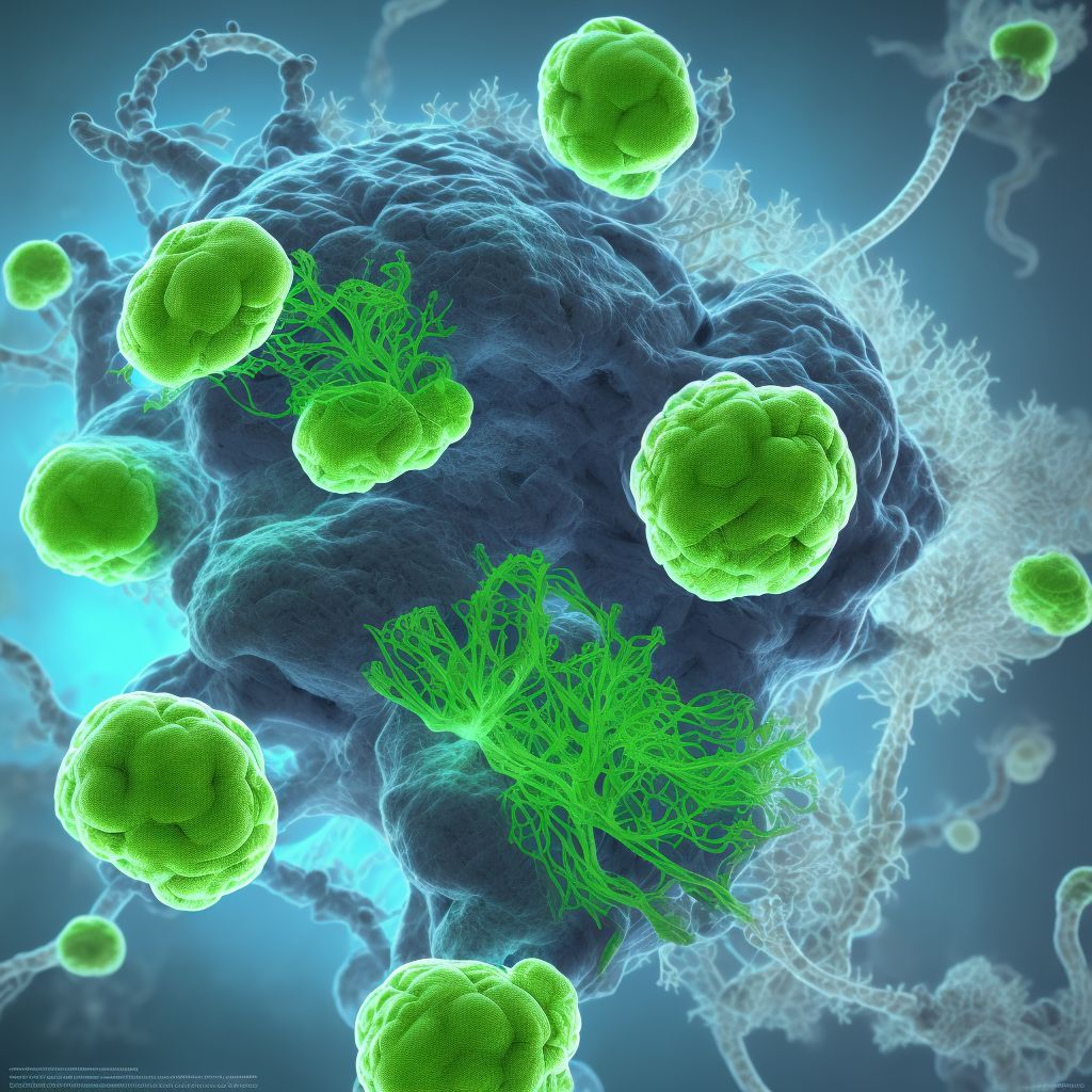 Abnormal microbiological findings in cerebrospinal fluid digital illustration