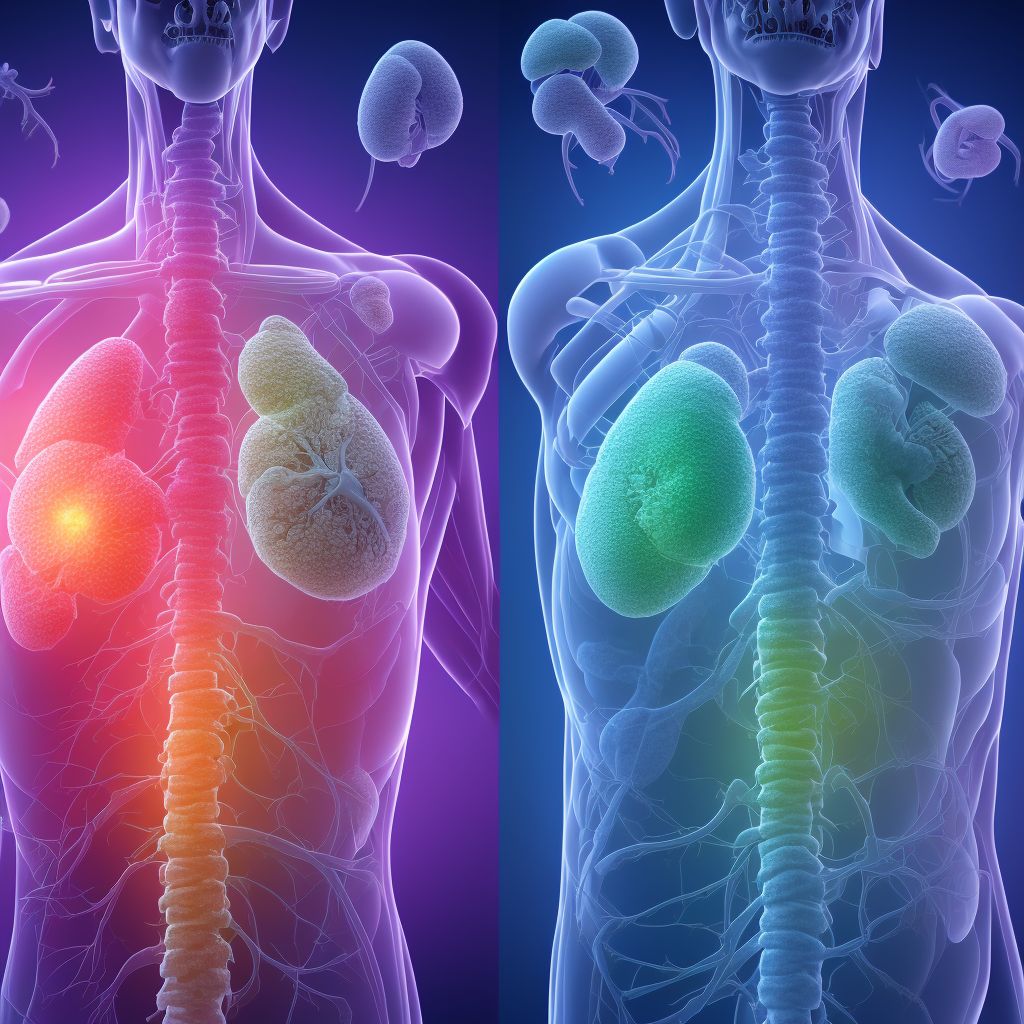 Abnormal level of enzymes in specimens from respiratory organs and thorax digital illustration