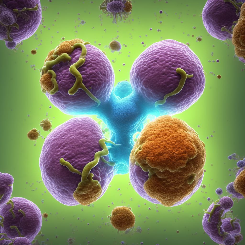 Abnormal microbiological findings in specimens from digestive organs and abdominal cavity digital illustration