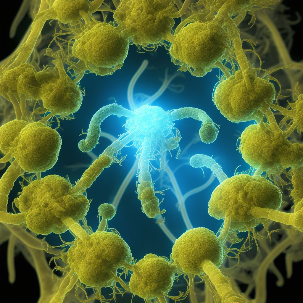 Abnormal microbiological findings in specimens from male genital organs digital illustration