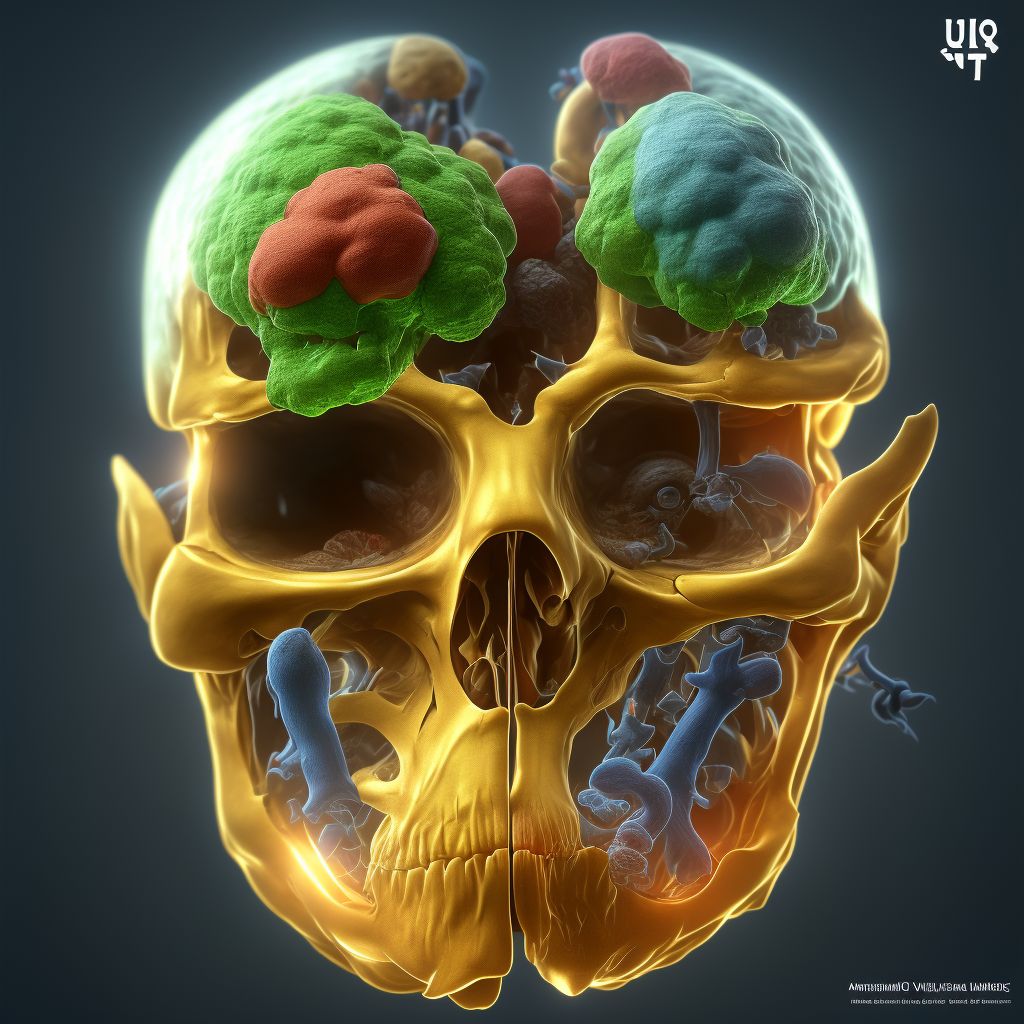 Unspecified abnormal finding in specimens from male genital organs digital illustration