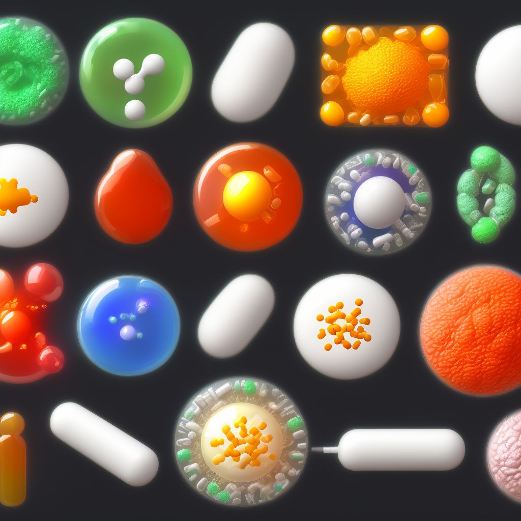 Abnormal level of other drugs, medicaments and biological substances in specimens from female genital organs digital illustration