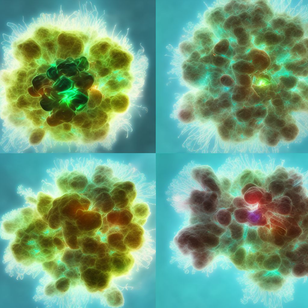 Unspecified abnormal cytological findings in specimens from cervix uteri digital illustration