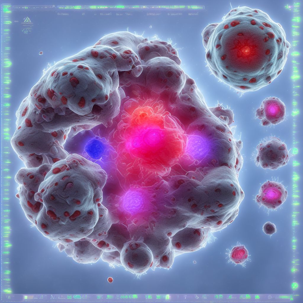 Abnormal cytological findings in specimens from other female genital organs digital illustration