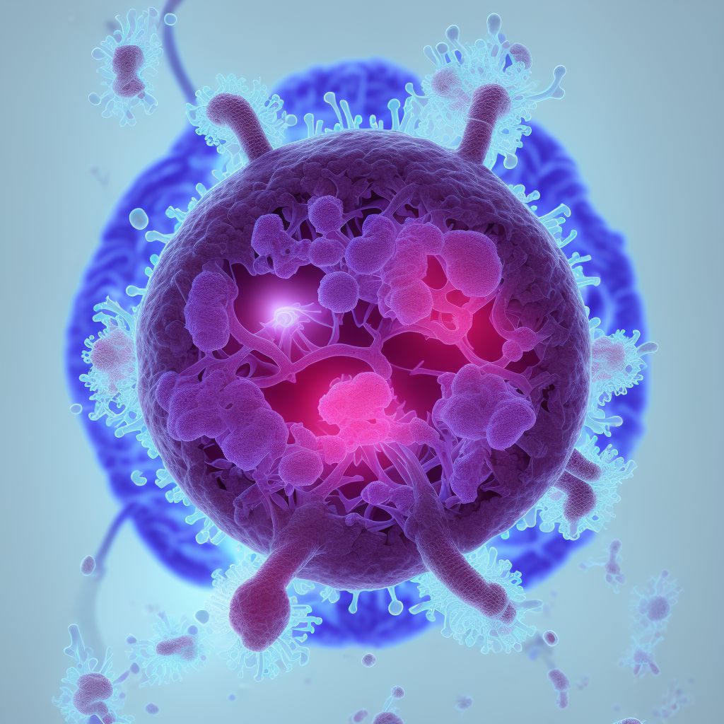 Abnormal microbiological findings in specimens from other organs, systems and tissues digital illustration