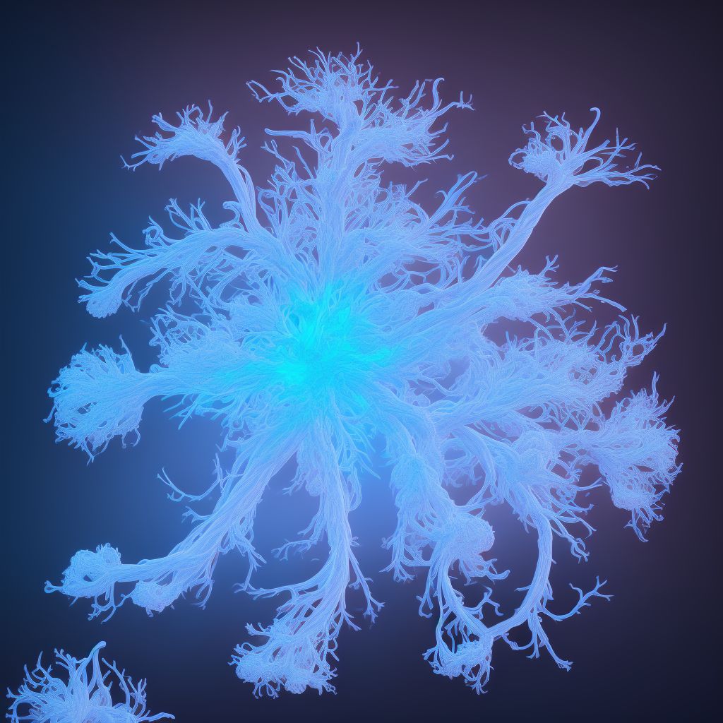 White matter disease, unspecified digital illustration