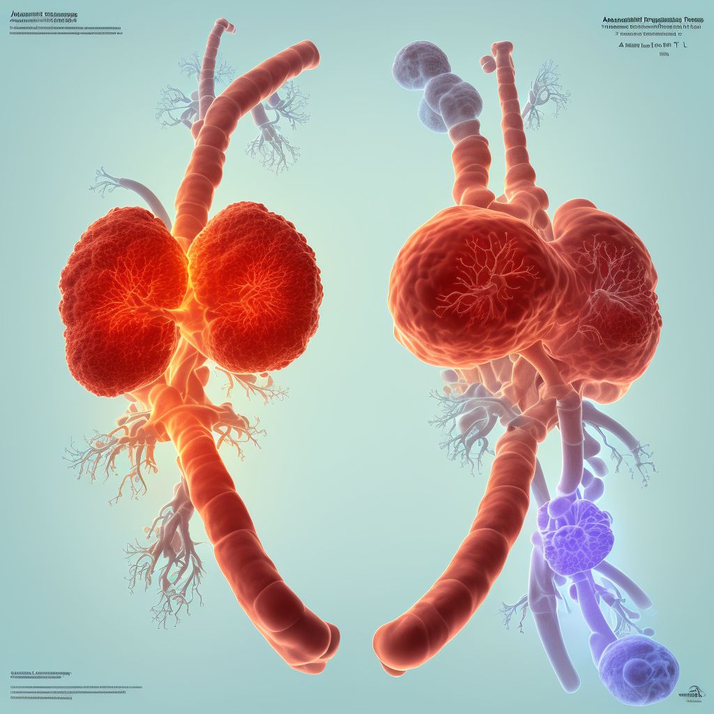 Abnormal radiologic findings on diagnostic imaging of renal pelvis, ureter, or bladder digital illustration