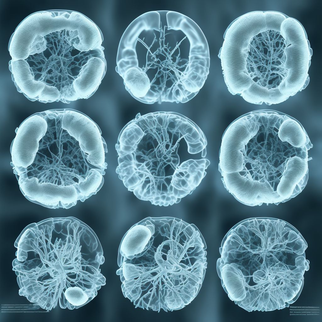 Abnormal radiologic findings on diagnostic imaging of testicles, bilateral digital illustration