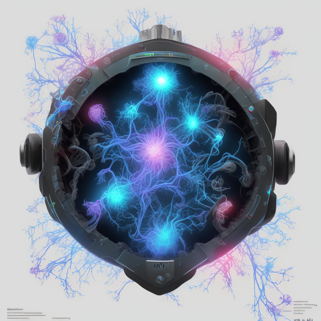 Abnormal electromyogram [EMG] digital illustration