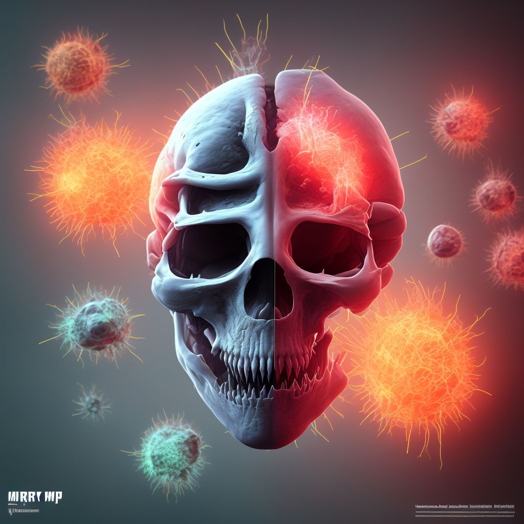 Puncture wound with foreign body of right cheek and temporomandibular area, initial encounter digital illustration