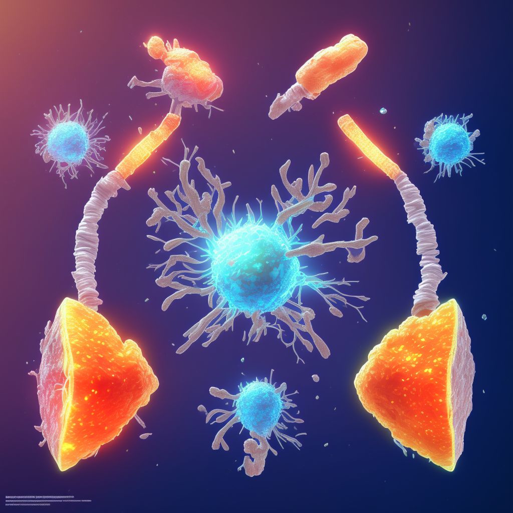 Laceration with foreign body of lip, sequela digital illustration