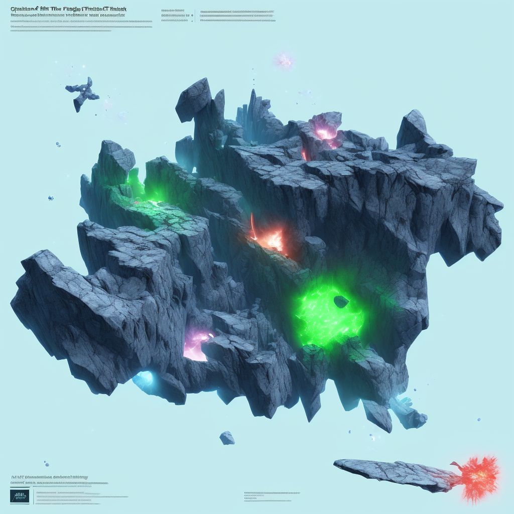 Fracture of orbital roof, left side, subsequent encounter for fracture with routine healing digital illustration