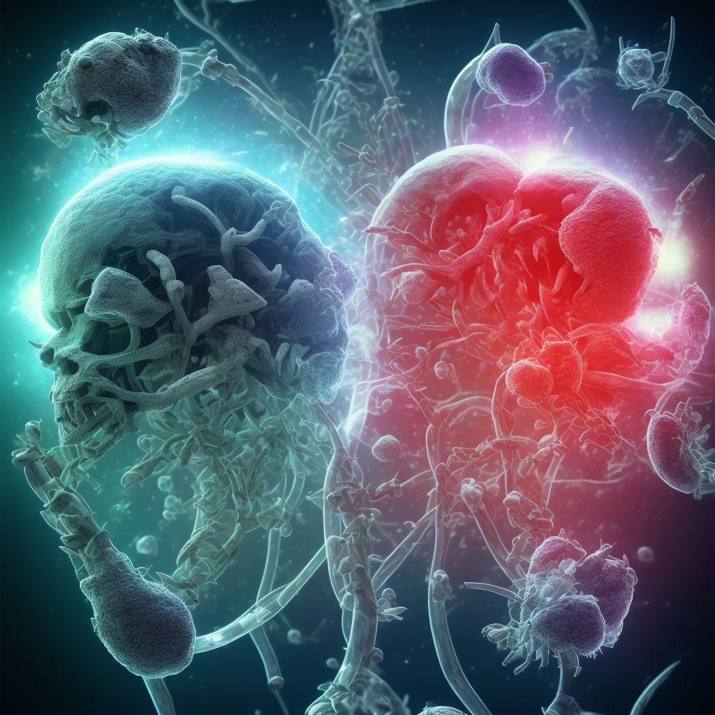 Injury of olfactory [1st ] nerve, right side, initial encounter digital illustration