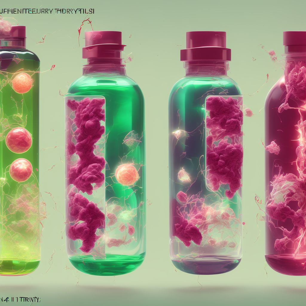 Injury of olfactory [1st ] nerve, left side, initial encounter digital illustration