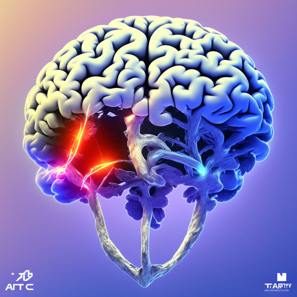 Unspecified focal traumatic brain injury with loss of consciousness greater than 24 hours without return to pre-existing conscious level with patient surviving, initial encounter digital illustration