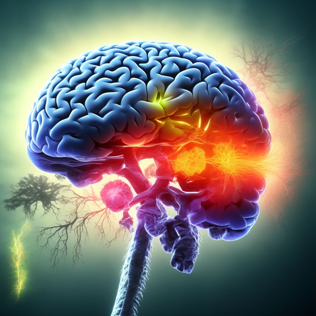 Unspecified focal traumatic brain injury with loss of consciousness of any duration with death due to brain injury prior to regaining consciousness, subsequent encounter digital illustration