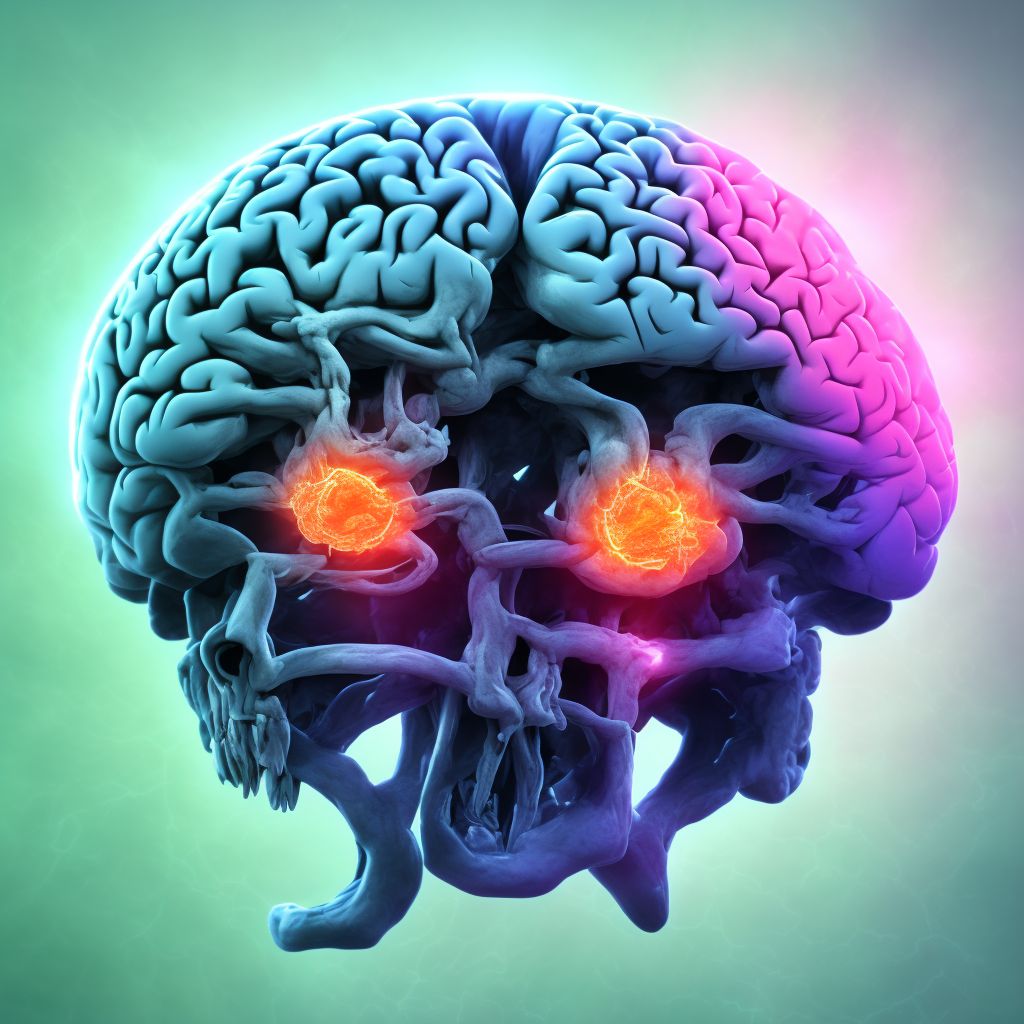 Unspecified focal traumatic brain injury with loss of consciousness of any duration with death due to other cause prior to regaining consciousness, subsequent encounter digital illustration