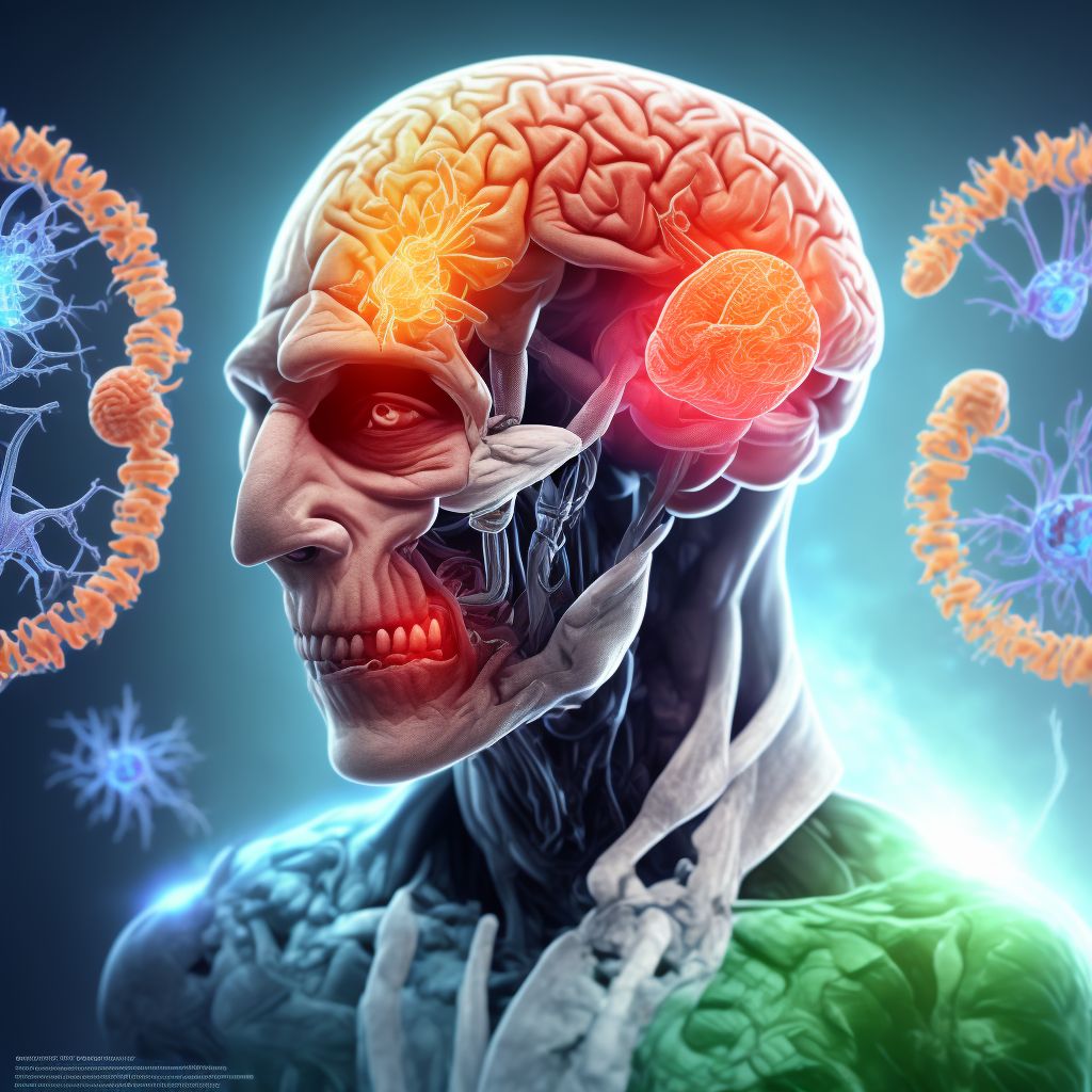 Contusion and laceration of right cerebrum with loss of consciousness of 31 minutes to 59 minutes, initial encounter digital illustration