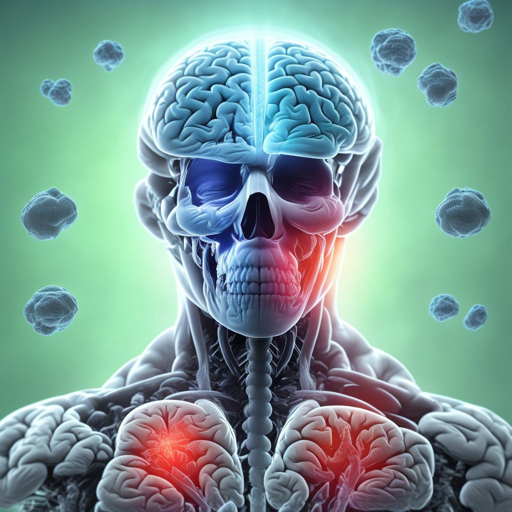 Contusion and laceration of right cerebrum with loss of consciousness of any duration with death due to brain injury prior to regaining consciousness, subsequent encounter digital illustration