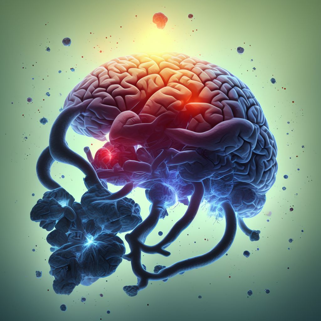 Contusion and laceration of left cerebrum with loss of consciousness of 6 hours to 24 hours, initial encounter digital illustration