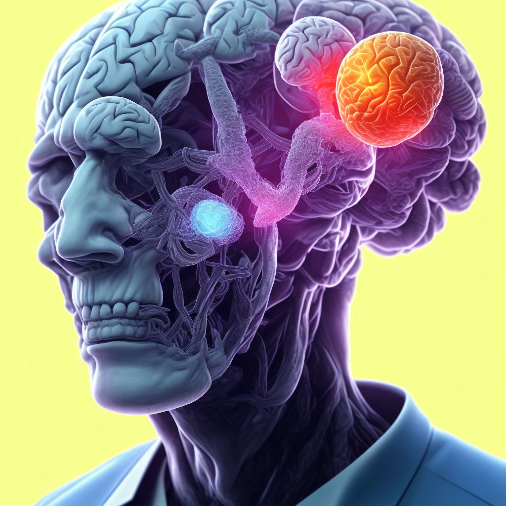 Contusion and laceration of left cerebrum with loss of consciousness greater than 24 hours without return to pre-existing conscious level with patient surviving, initial encounter digital illustration