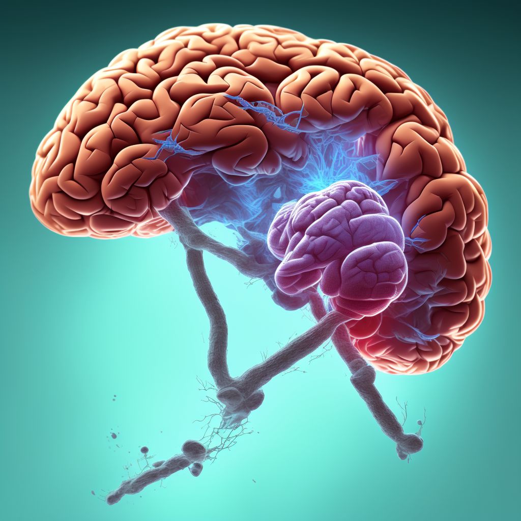 Contusion and laceration of cerebrum, unspecified, with loss of consciousness of 30 minutes or less, initial encounter digital illustration