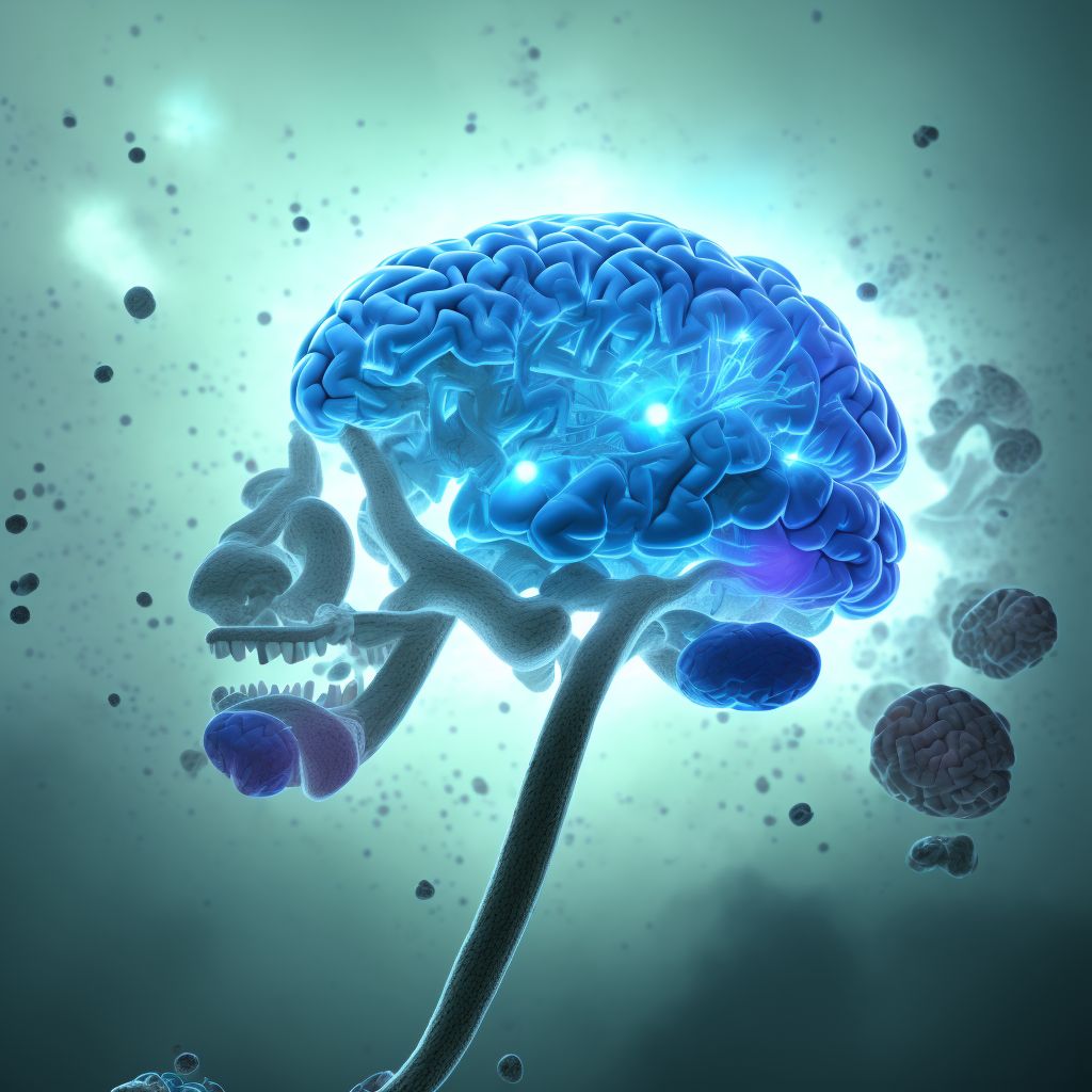 Contusion and laceration of cerebrum, unspecified, with loss of consciousness of 30 minutes or less, subsequent encounter digital illustration