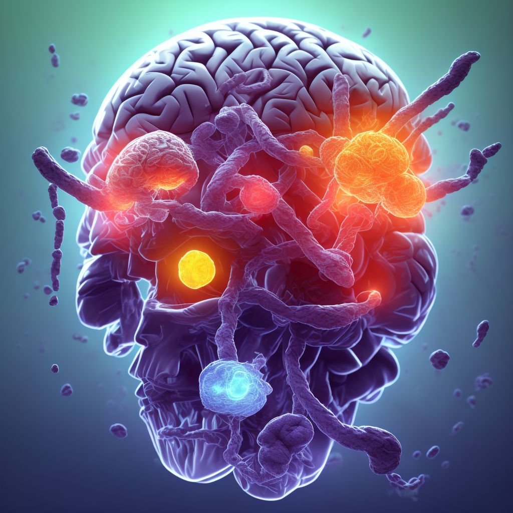 Contusion and laceration of cerebrum, unspecified, with loss of consciousness greater than 24 hours without return to pre-existing conscious level with patient surviving, sequela digital illustration