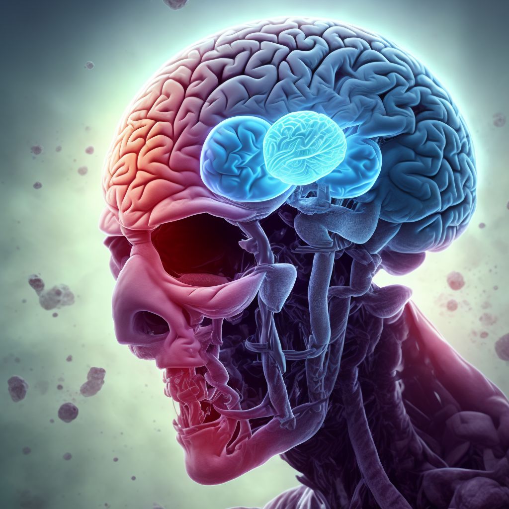 Contusion and laceration of cerebrum, unspecified, with loss of consciousness of any duration with death due to brain injury prior to regaining consciousness, initial encounter digital illustration