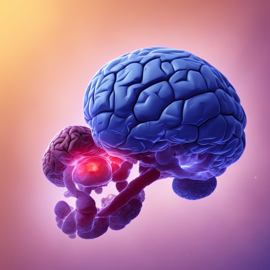 Contusion and laceration of cerebrum, unspecified, with loss of consciousness of unspecified duration, sequela digital illustration