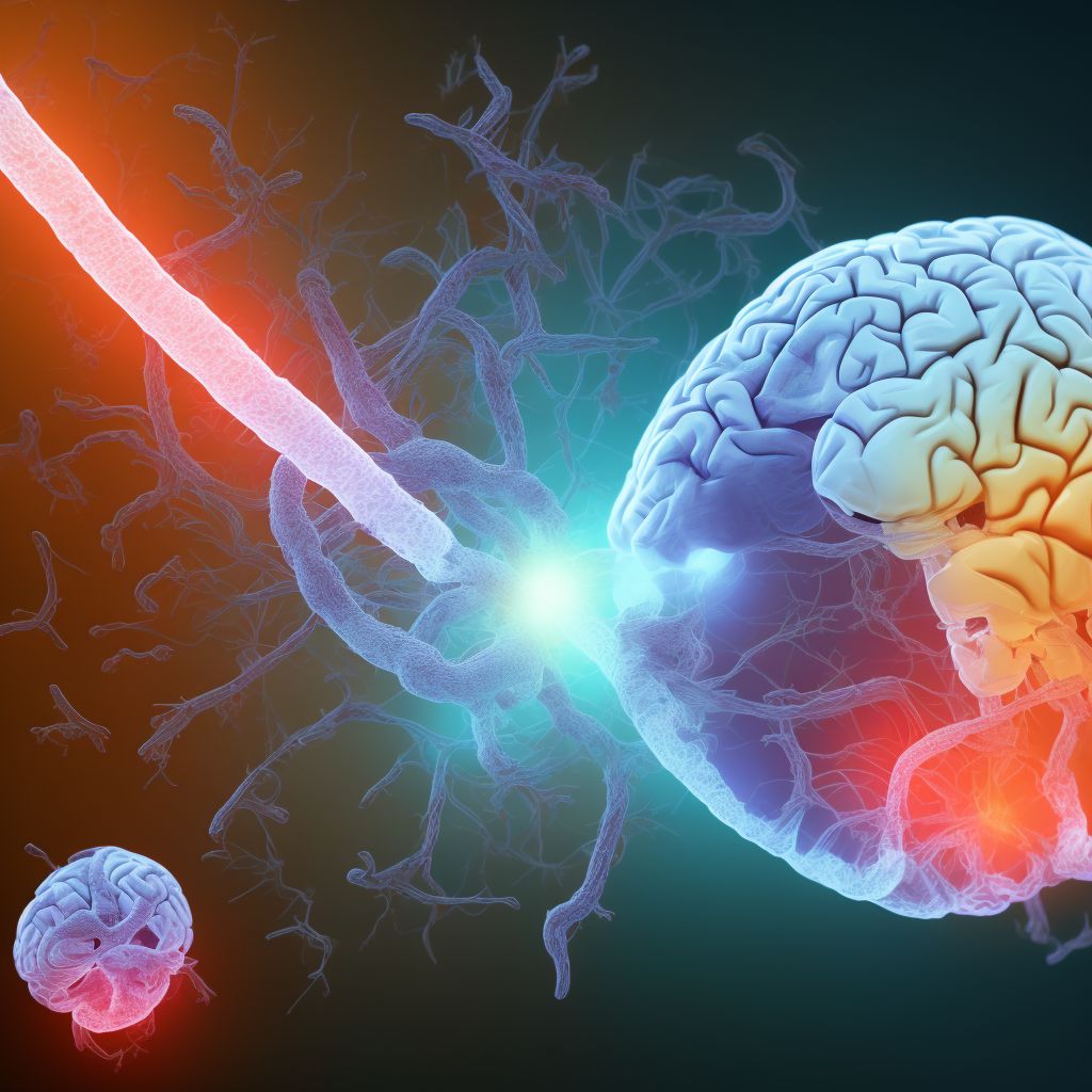 Contusion and laceration of cerebrum, unspecified, with loss of consciousness status unknown, subsequent encounter digital illustration