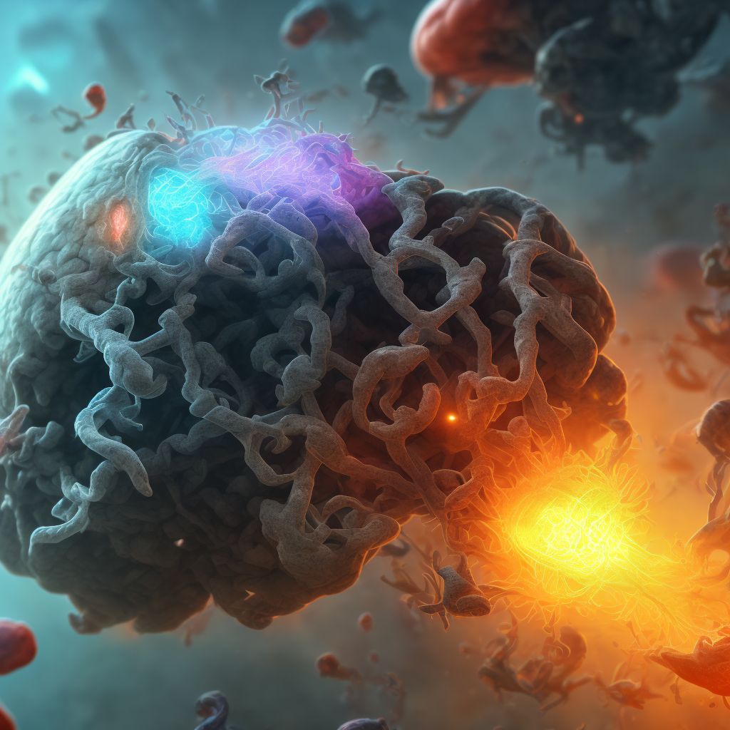 Traumatic hemorrhage of left cerebrum with loss of consciousness of 31 minutes to 59 minutes, subsequent encounter digital illustration