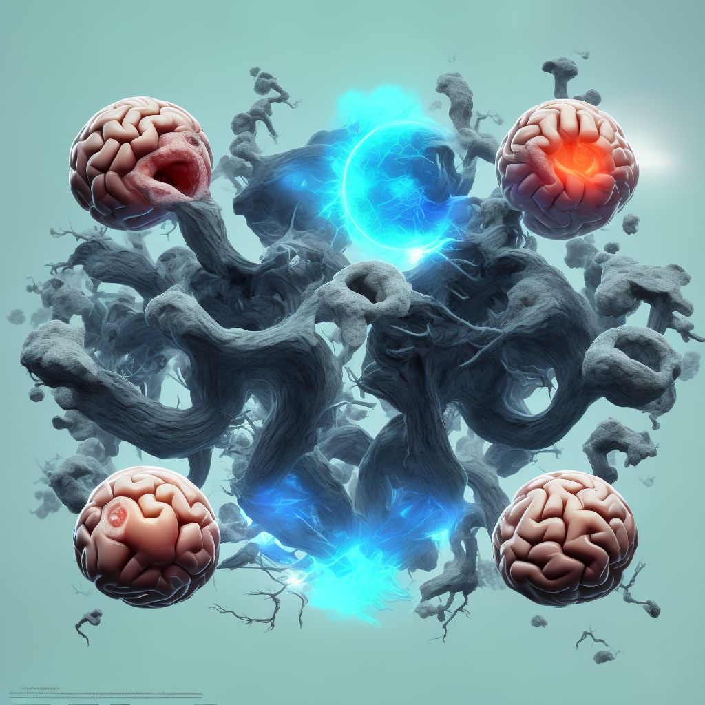 Traumatic hemorrhage of cerebrum, unspecified, with loss of consciousness greater than 24 hours with return to pre-existing conscious level, initial encounter digital illustration