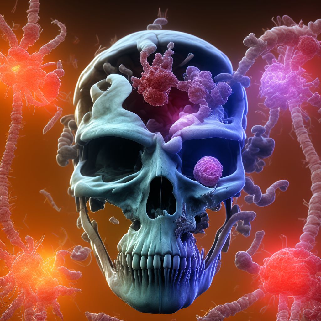 Contusion, laceration, and hemorrhage of cerebellum with loss of consciousness of 31 minutes to 59 minutes, subsequent encounter digital illustration