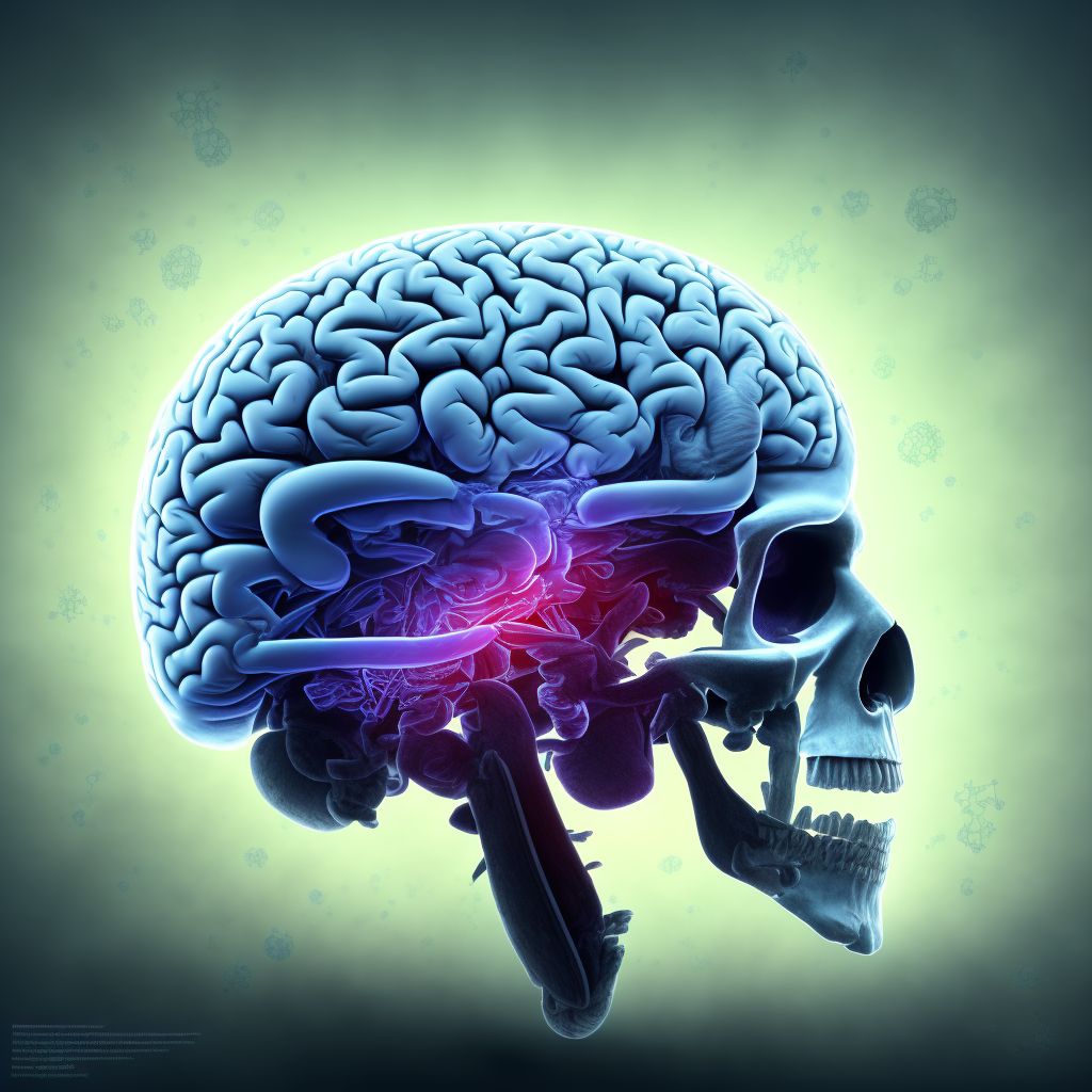 Contusion, laceration, and hemorrhage of cerebellum with loss of consciousness of any duration with death due to brain injury prior to regaining consciousness, initial encounter digital illustration