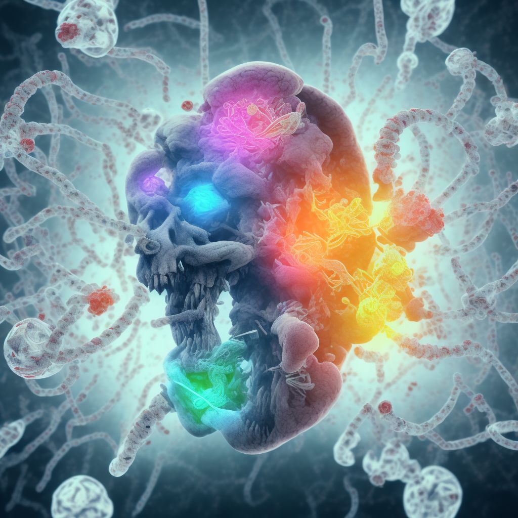 Contusion, laceration, and hemorrhage of brainstem with loss of consciousness greater than 24 hours with return to pre-existing conscious level, sequela digital illustration