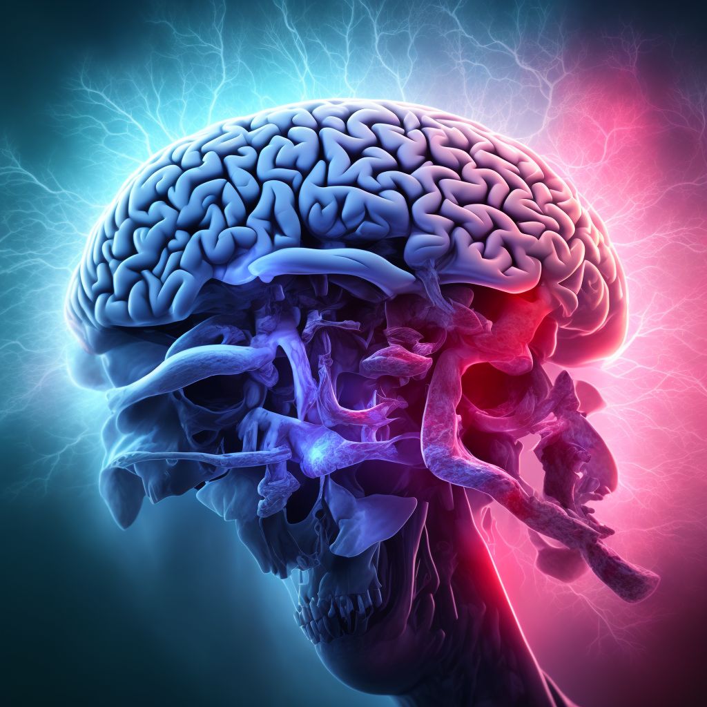 Traumatic subdural hemorrhage with loss of consciousness of any duration with death due to brain injury before regaining consciousness, sequela digital illustration